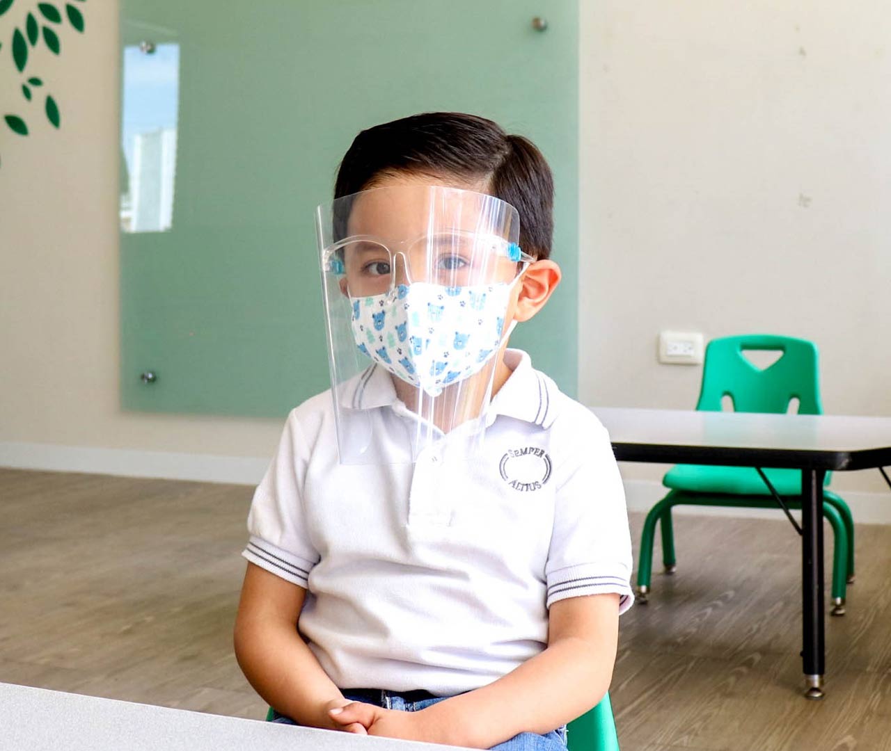 Alumno de preescolar Cumbres Irapuato listo para el regreso a clases después de pandemia